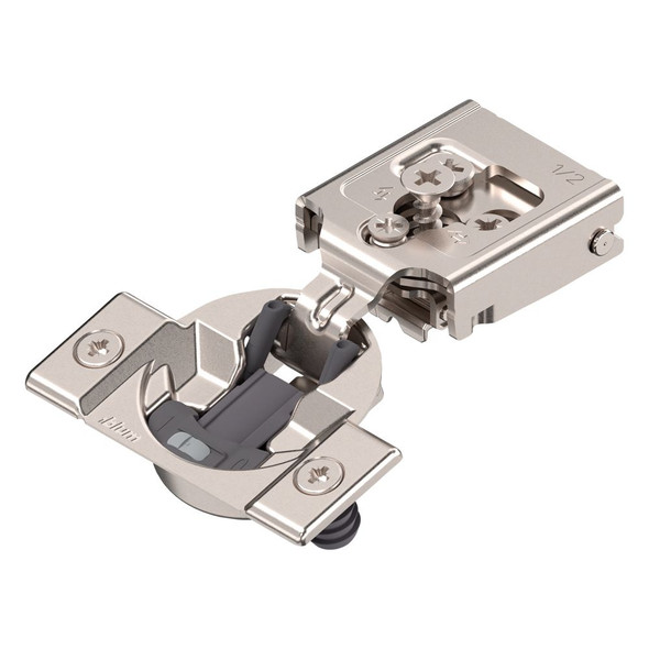 COMPACT CLIP 30C2 face frame hinges, 105 Degrees opening,  (7/16" cup depth), 1/2" overlay, Press-in