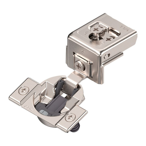 COMPACT CLIP 31C3 face frame hinges, 110 Degrees opening,  (1/2" cup depth),1-1/4" overlay, Press-in