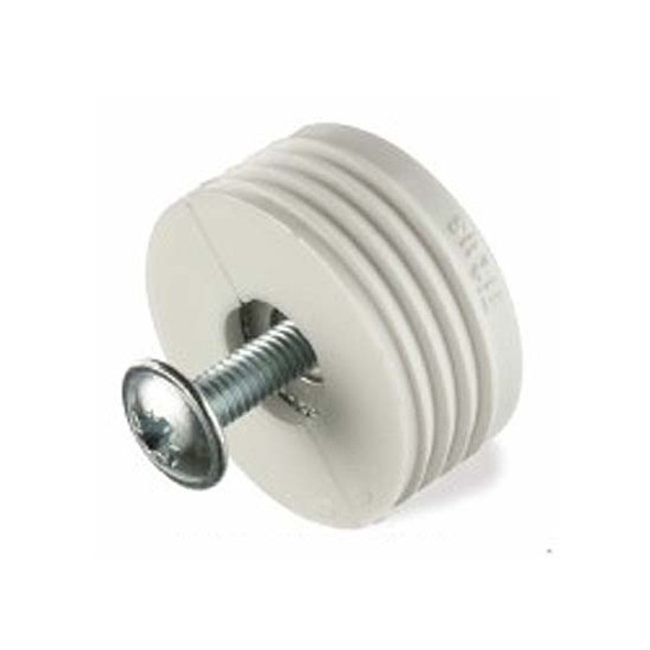 Drawer Front Adjuster 20 mm Diameter x 11mm Depth White