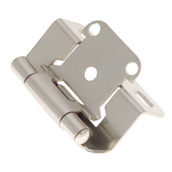 Hinge Steel Partial Wrap Satin Nickel