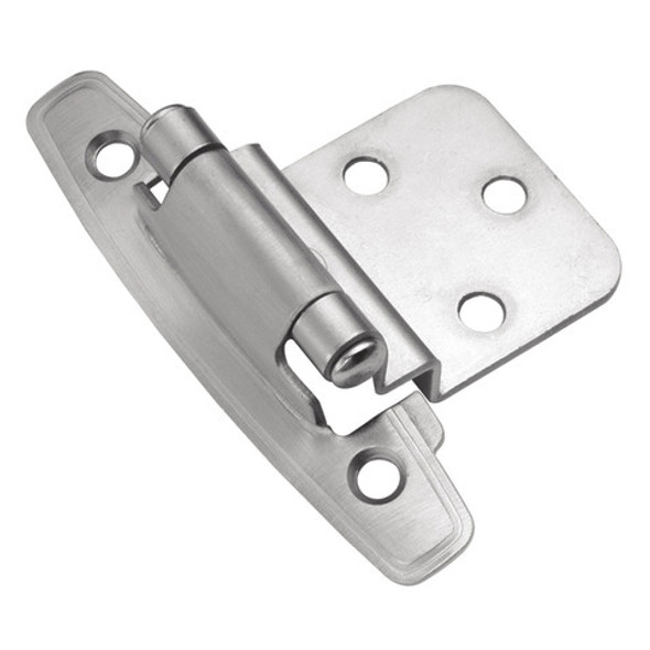 Hinge Steel 3/8'' Offset Satin Chrome