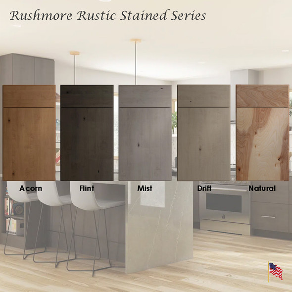 Rushmore Rustic Stained Assembled Cabinet Series by Legend