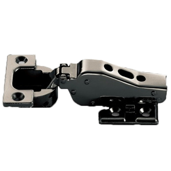 Sugatsune Heavy Duty Concealed Hinge, 5/8" Overlay, Black Nickel