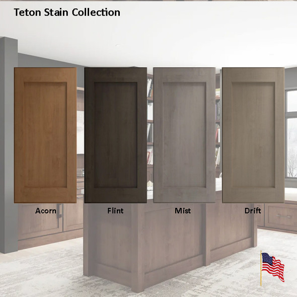 Teton Stained Wood Assembled Cabinets by Legend